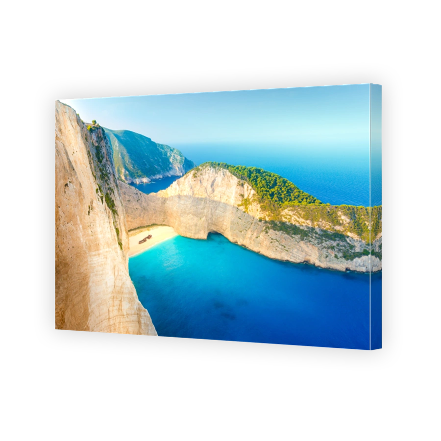 Navagio Beach (Shipwreck beach) at sunrise