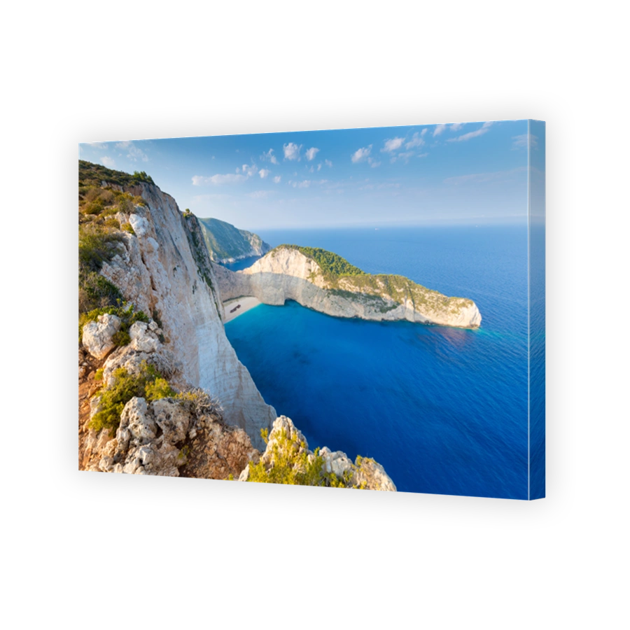 Navagio Beach (Shipwreck beach) at sunrise