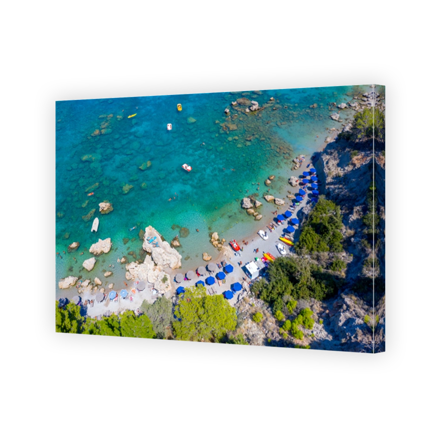 Anthony Quinn Bay on Rhodes island, Greece