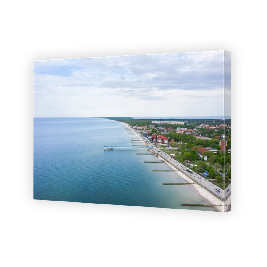 The promenade in Zelenogradsk