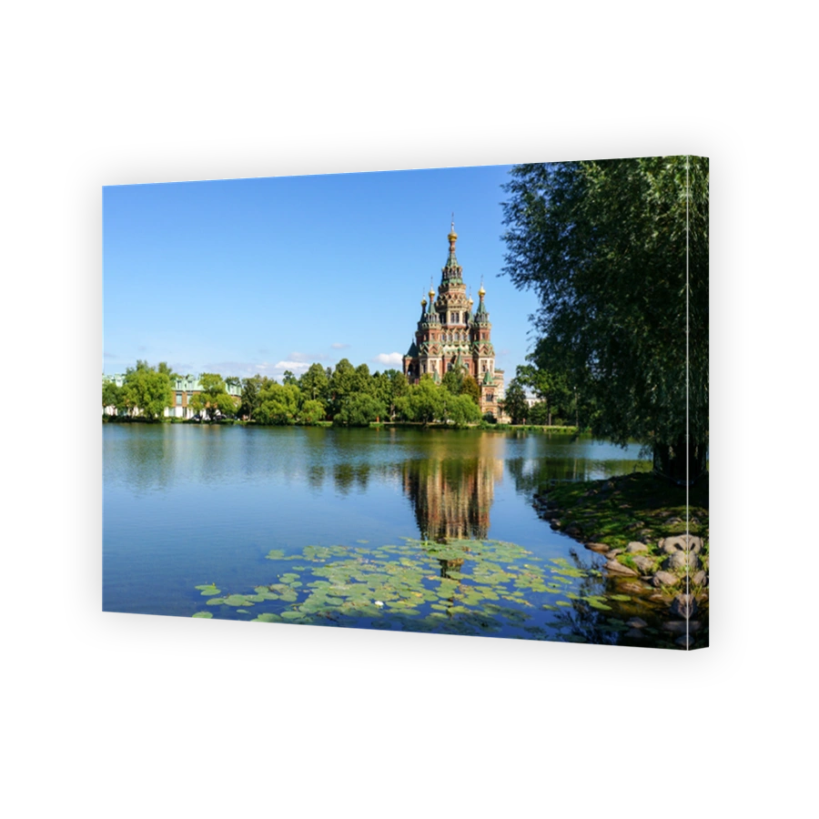 Cathedral of Saints Peter and Paul in Petergof Russia