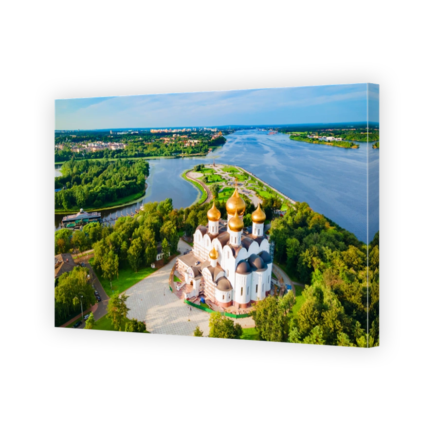 Assumption Cathedral aerial view, Yaroslavl