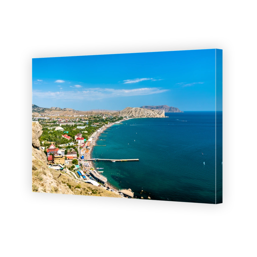 The Black Sea Shore at Sudak, Crimea