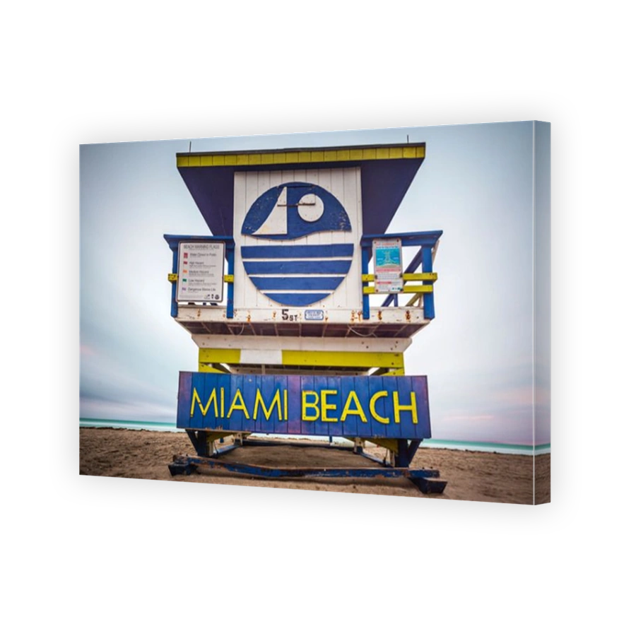 Miami Beach lifeguard tower.