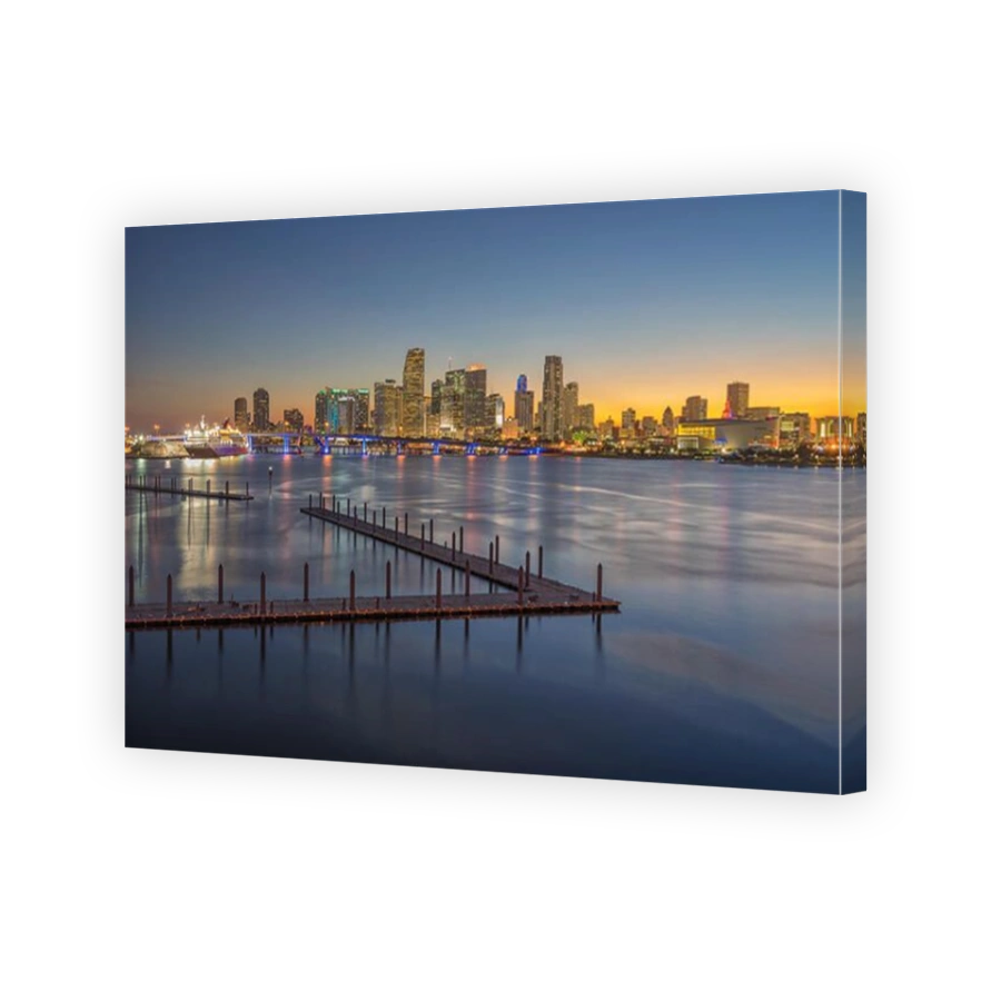 Downtown Miami Sunset - Florida