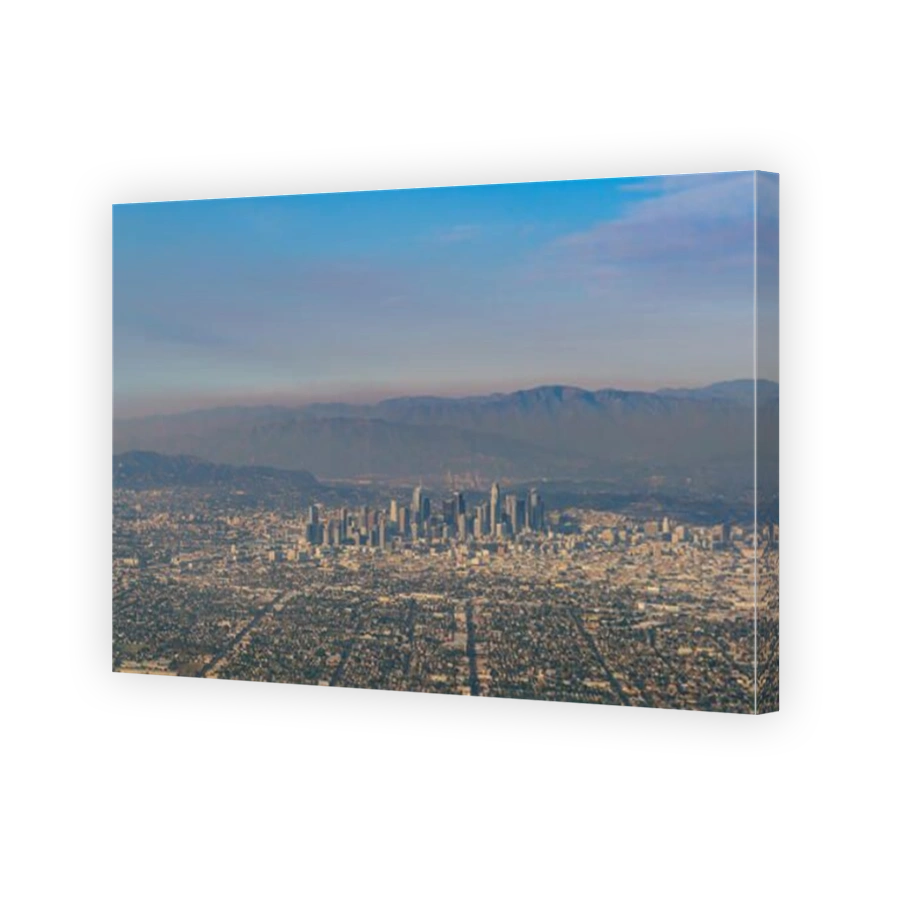 Aerial view of great Los Angeles area, California