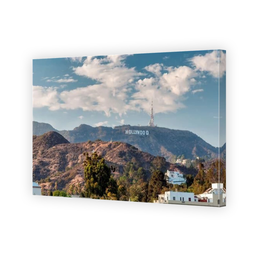 Hollywood Hills in Los Angeles, California.