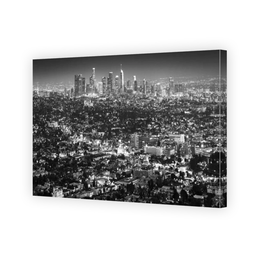 beautiful los angeles skyline at night,los angeles,california,usa.