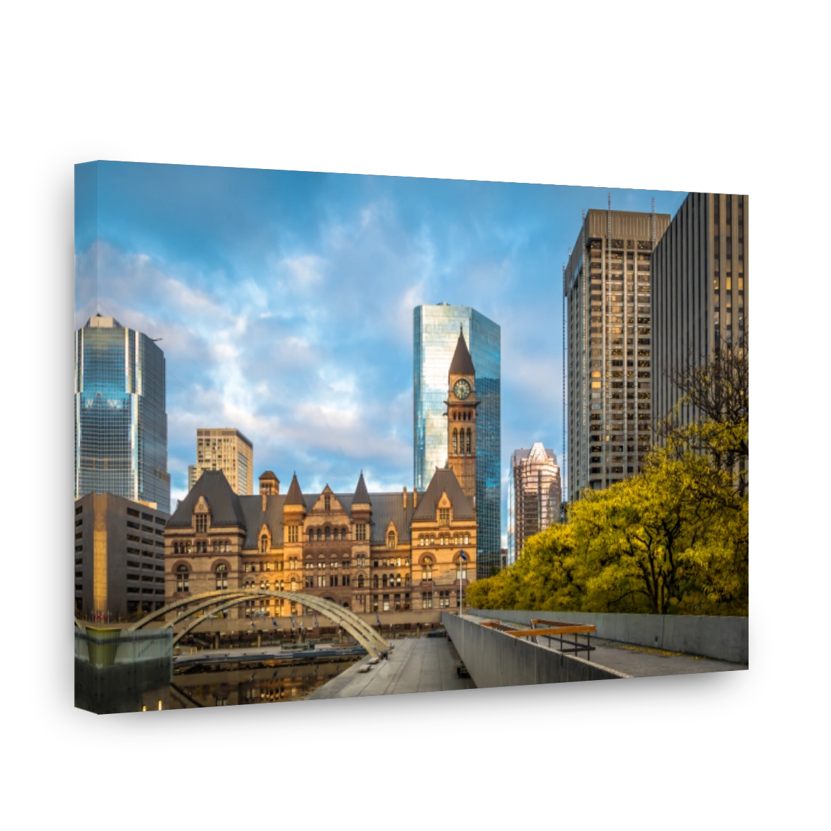 Nathan Phillips Square and Old City Hall - Toronto, Canada