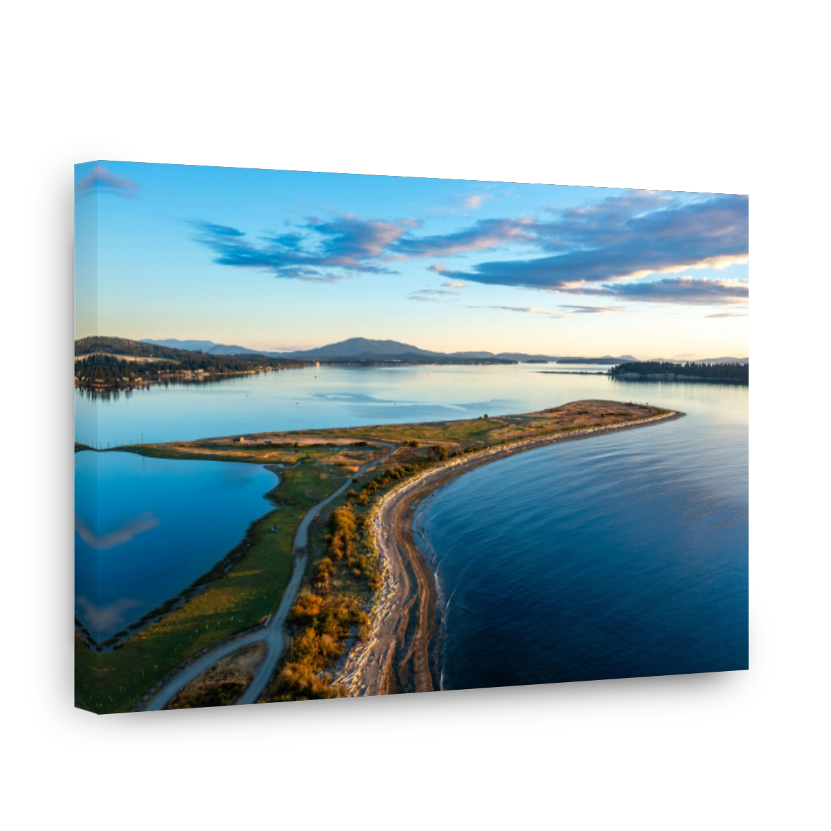 Scenic Coastal Landscape at Sunset