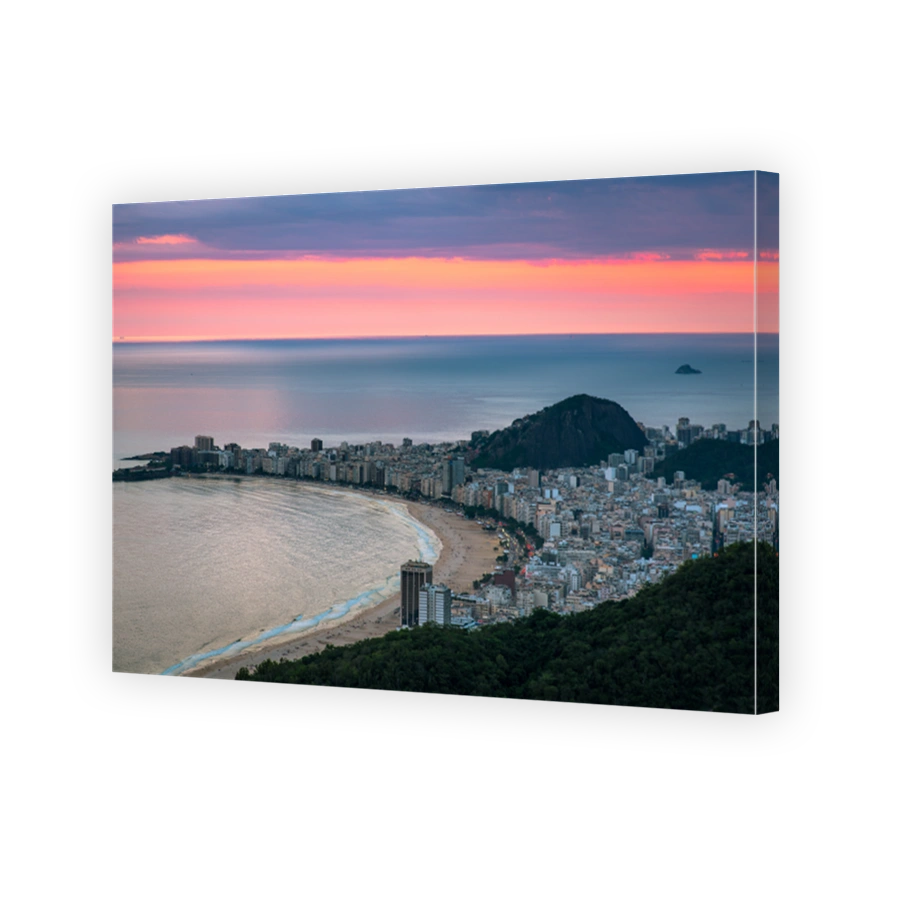 Copacabana Beach by Sunset