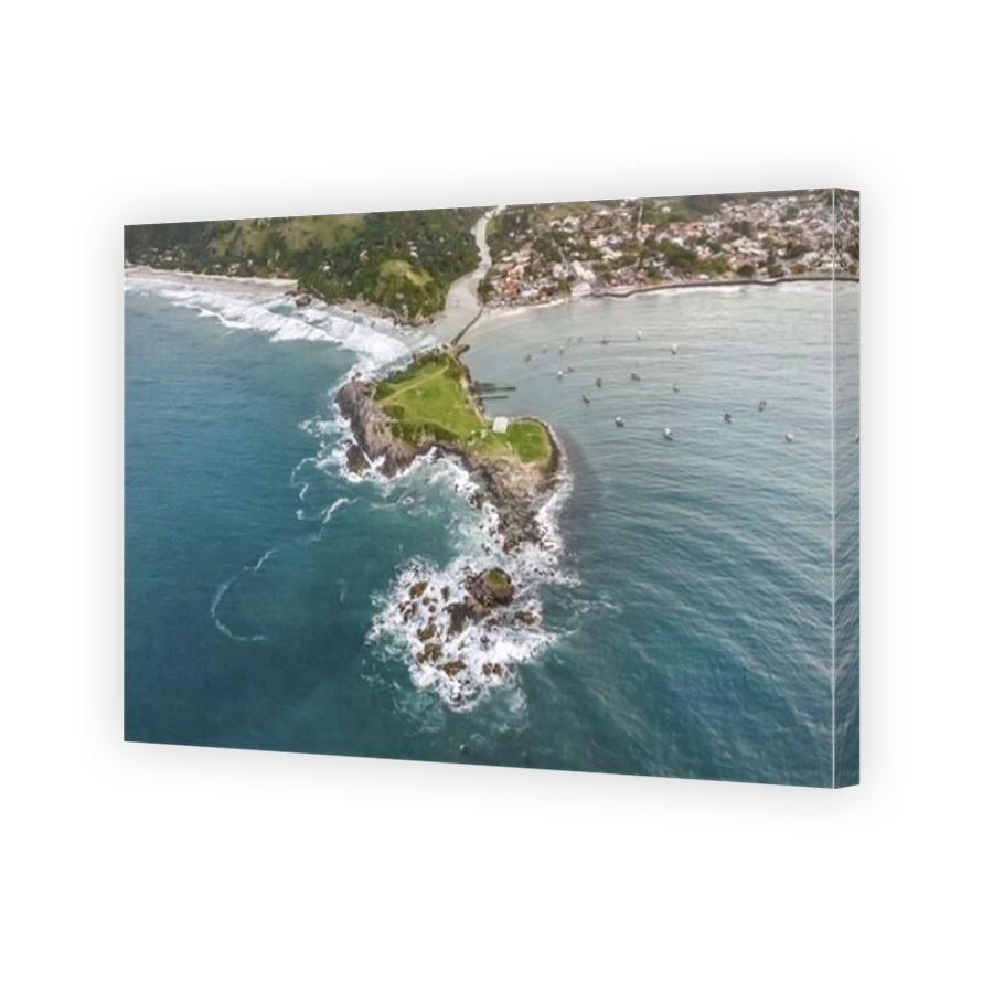 Florianopolis, Armacao beach, aerial view. Santa Catarina, SC