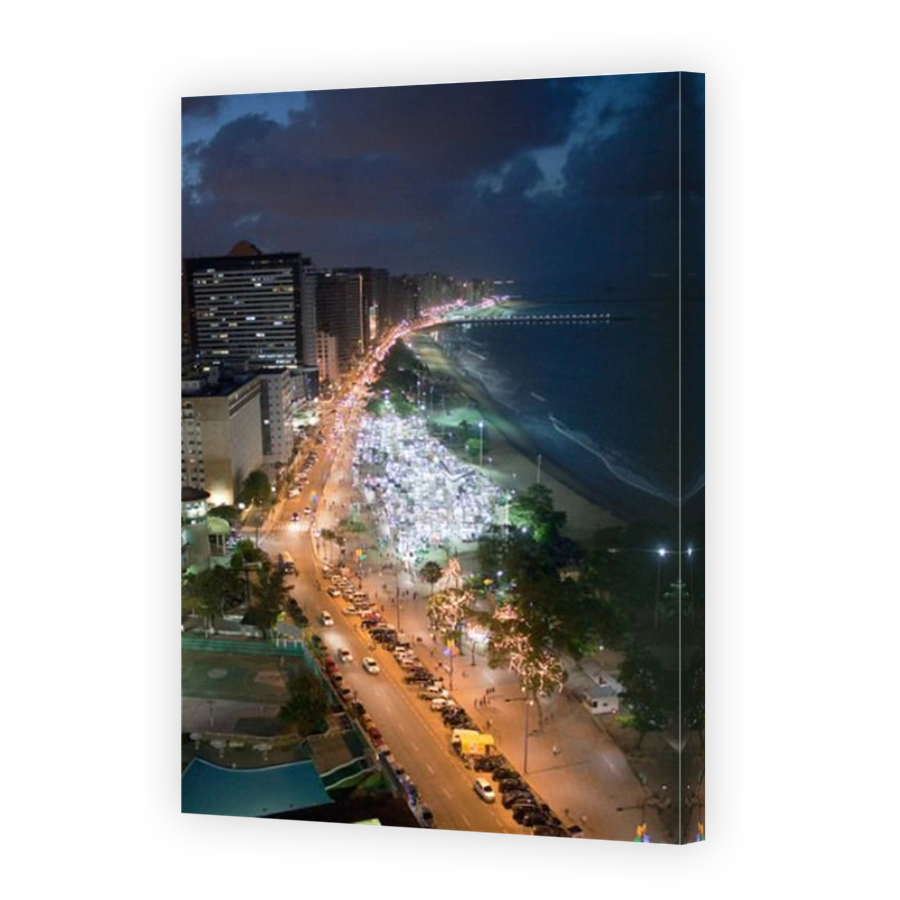 Fortaleza in Brasil by night