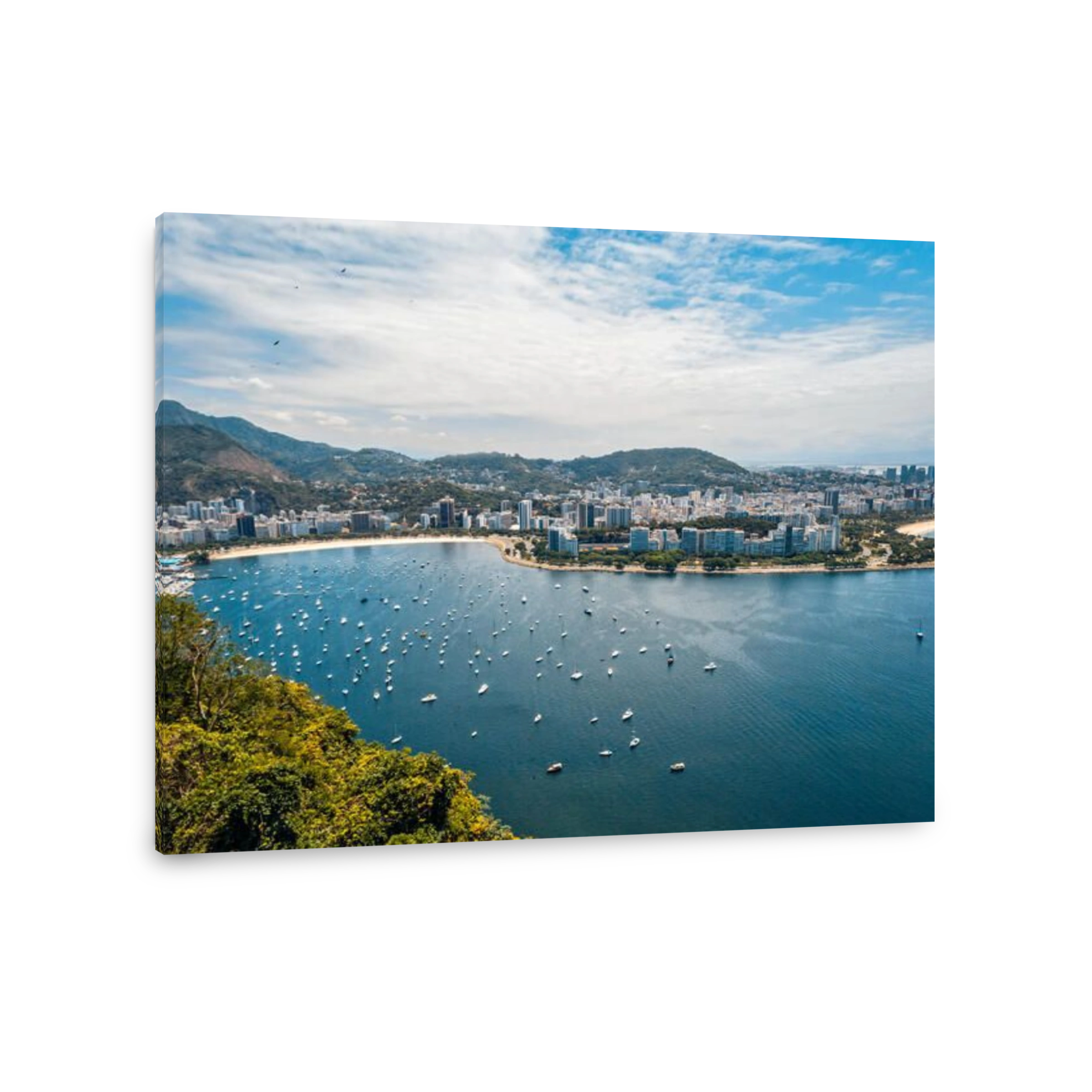Amazing Rio de Janeiro View over Sugar Loaf, Rio de Janeiro, Brazil.