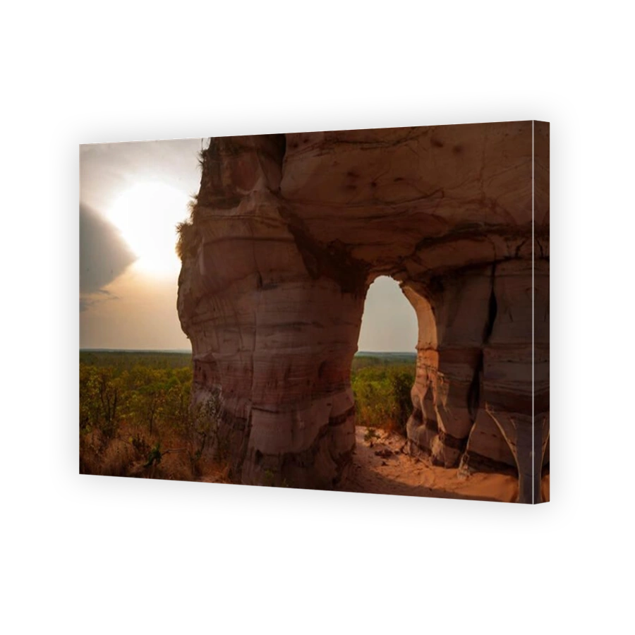 Pedra Furada is one of the main tourist attraction at Jalapão, Tocantins, Brazil