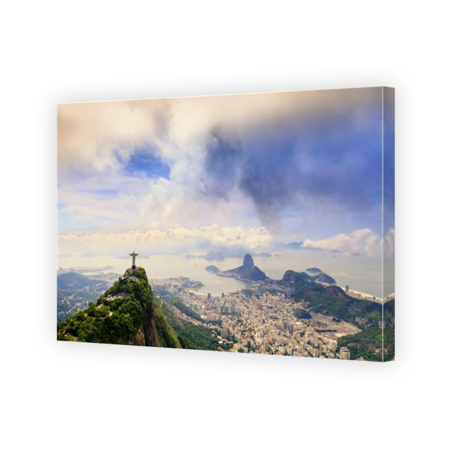 Christ the Redeemer Statue Overlooking Rio de Janeiro