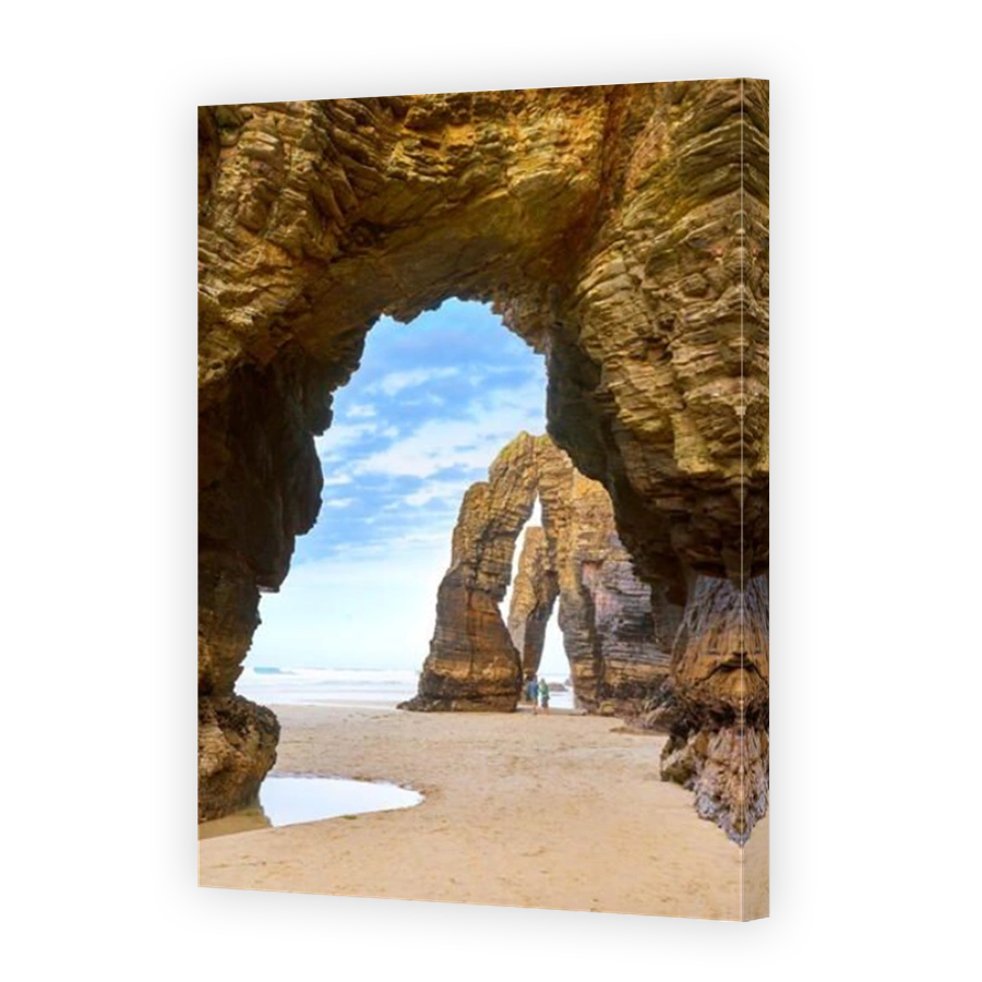 Beach of the cathedrals, Praia As Catedrais, Ribadeo, Spain