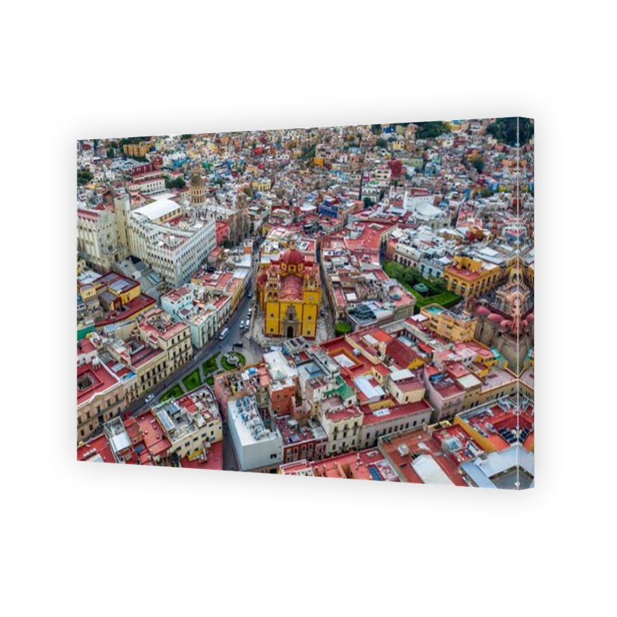 Plaza de la Paz and Basilica Colegiata de Nuestra Senora de Guanajuato, Guanajuato, Mexico