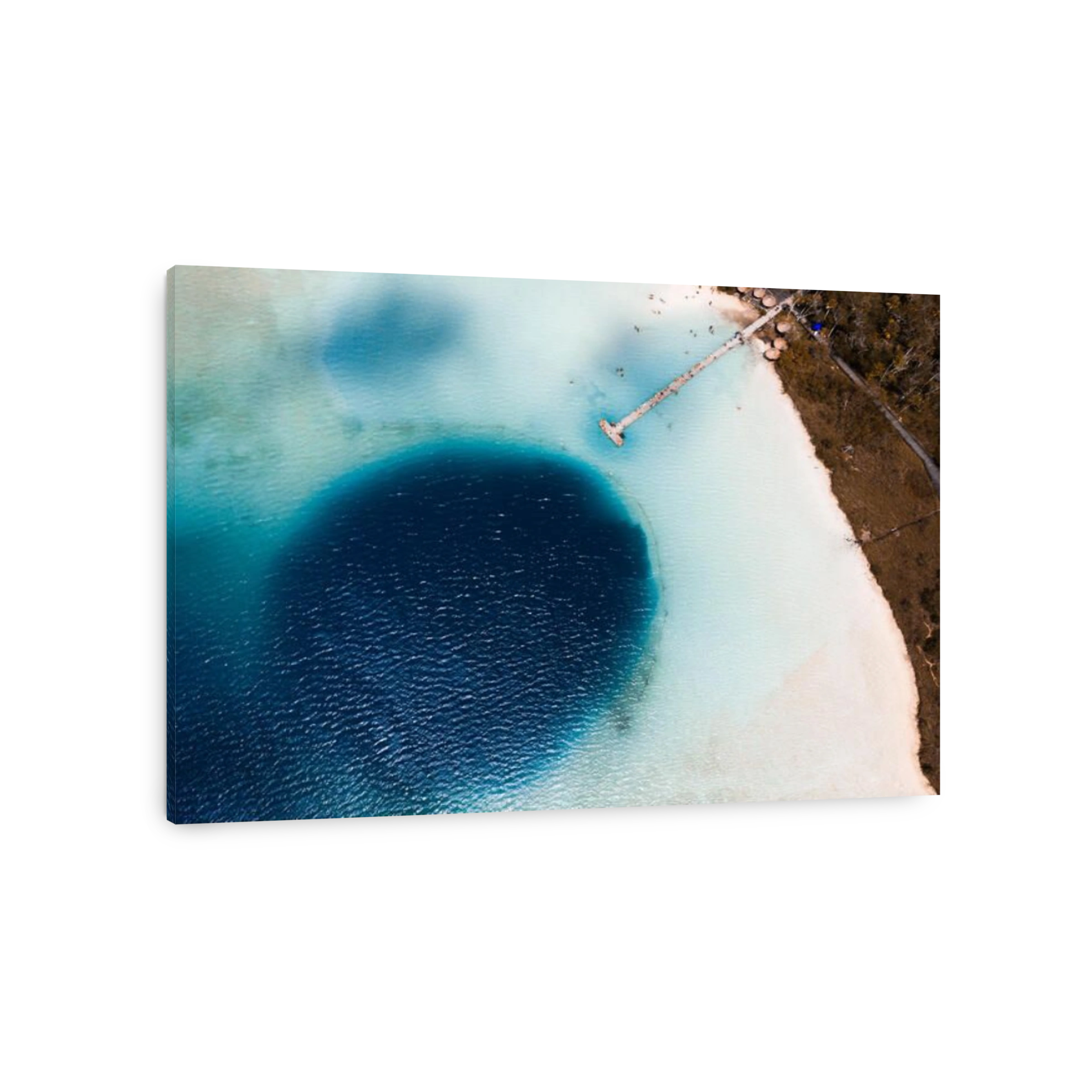 Laguna de Kaan Luum in Tulum, Quintana Roo, Mexico