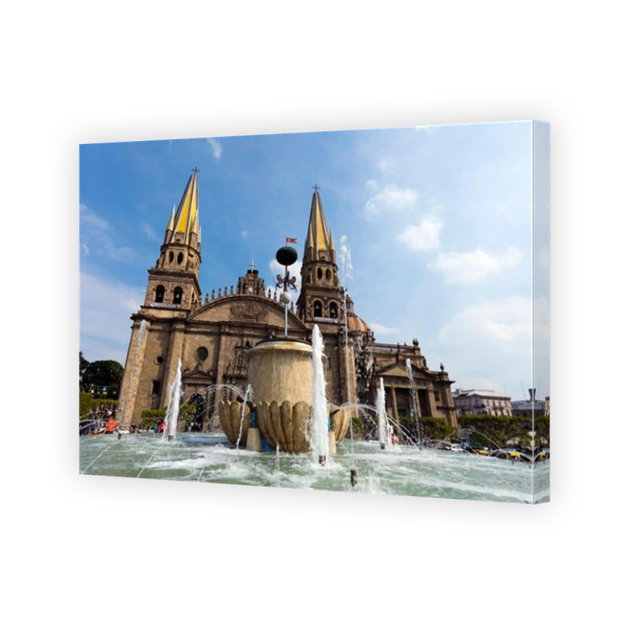 Stock Photo - Cathedral in historic center in Guadalajara, Jalisco, Mexico