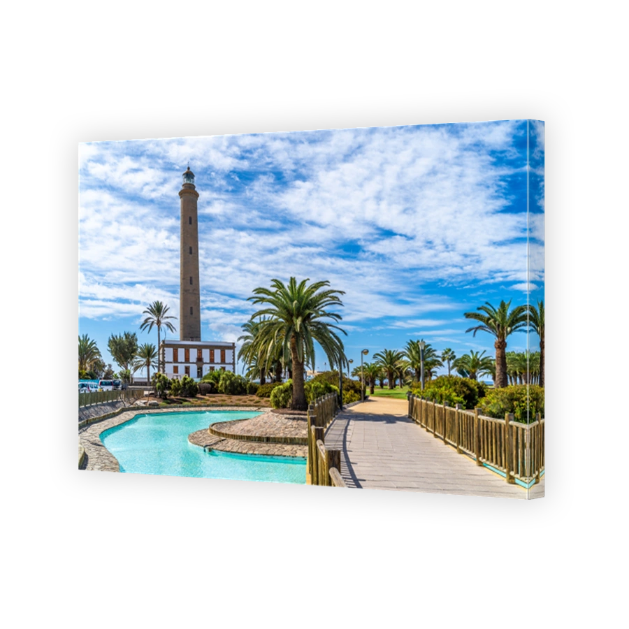 Landscape with Maspalomas Lighthouse