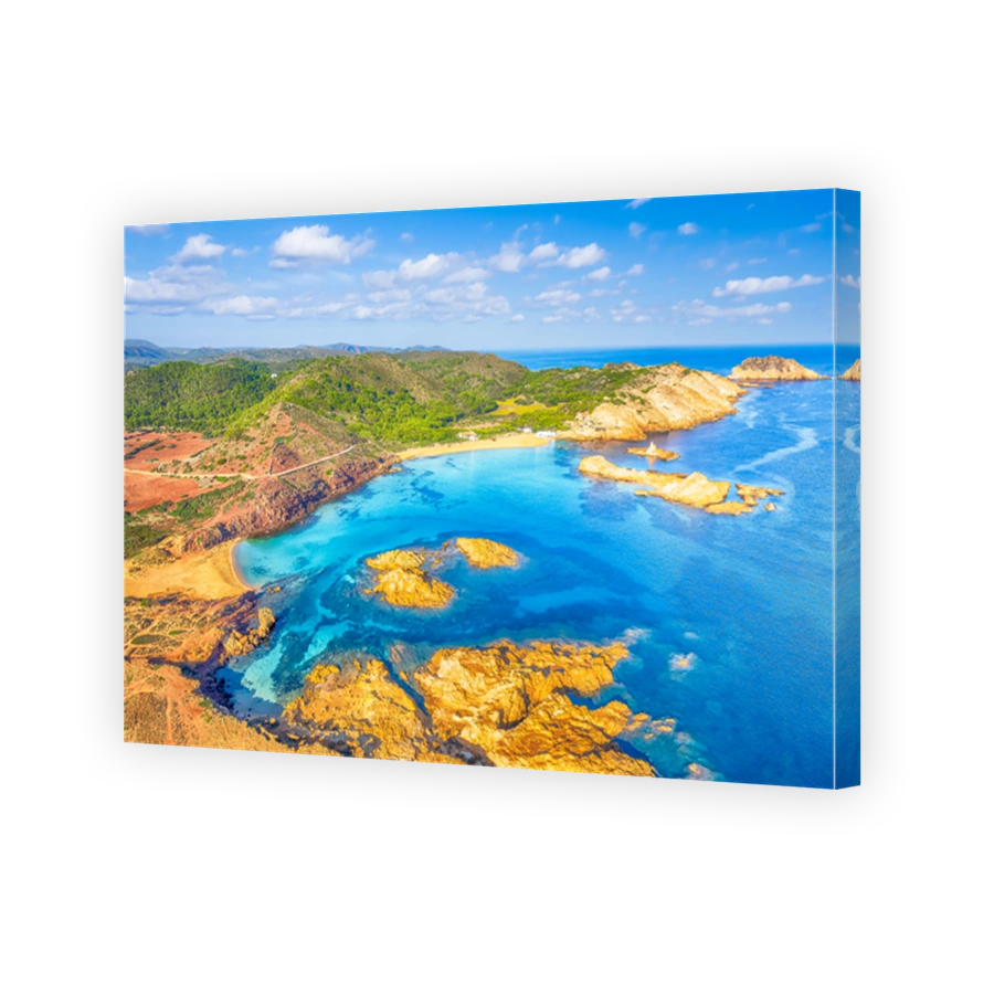 Landscape with Cala Pregonda , Menorca island, Spain