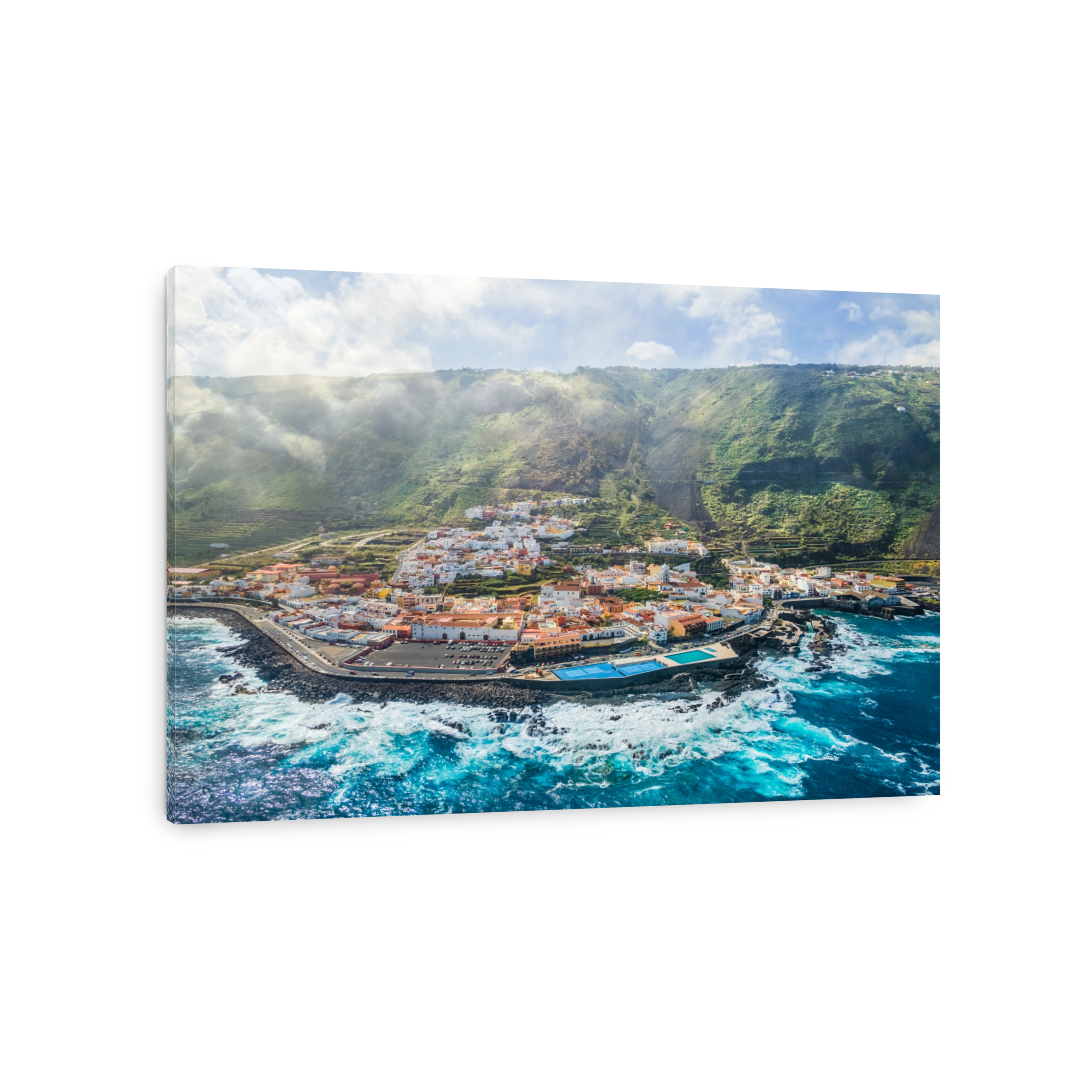 Aerial view of Garachico town