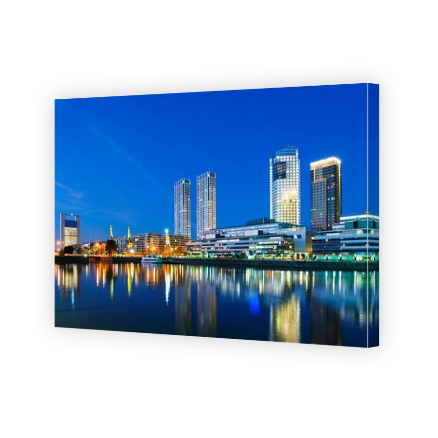 Buenos Aires skyline at twilight