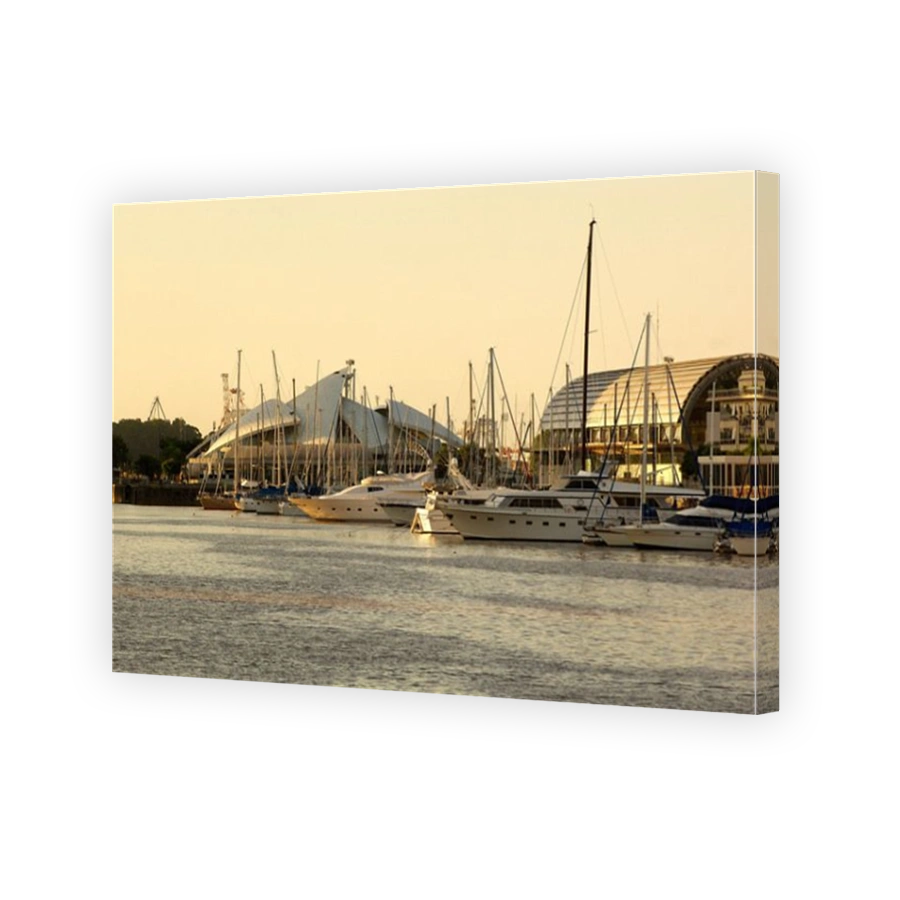 Dique Boats Puerto Madero Buenos Aires Argentina South America harbour