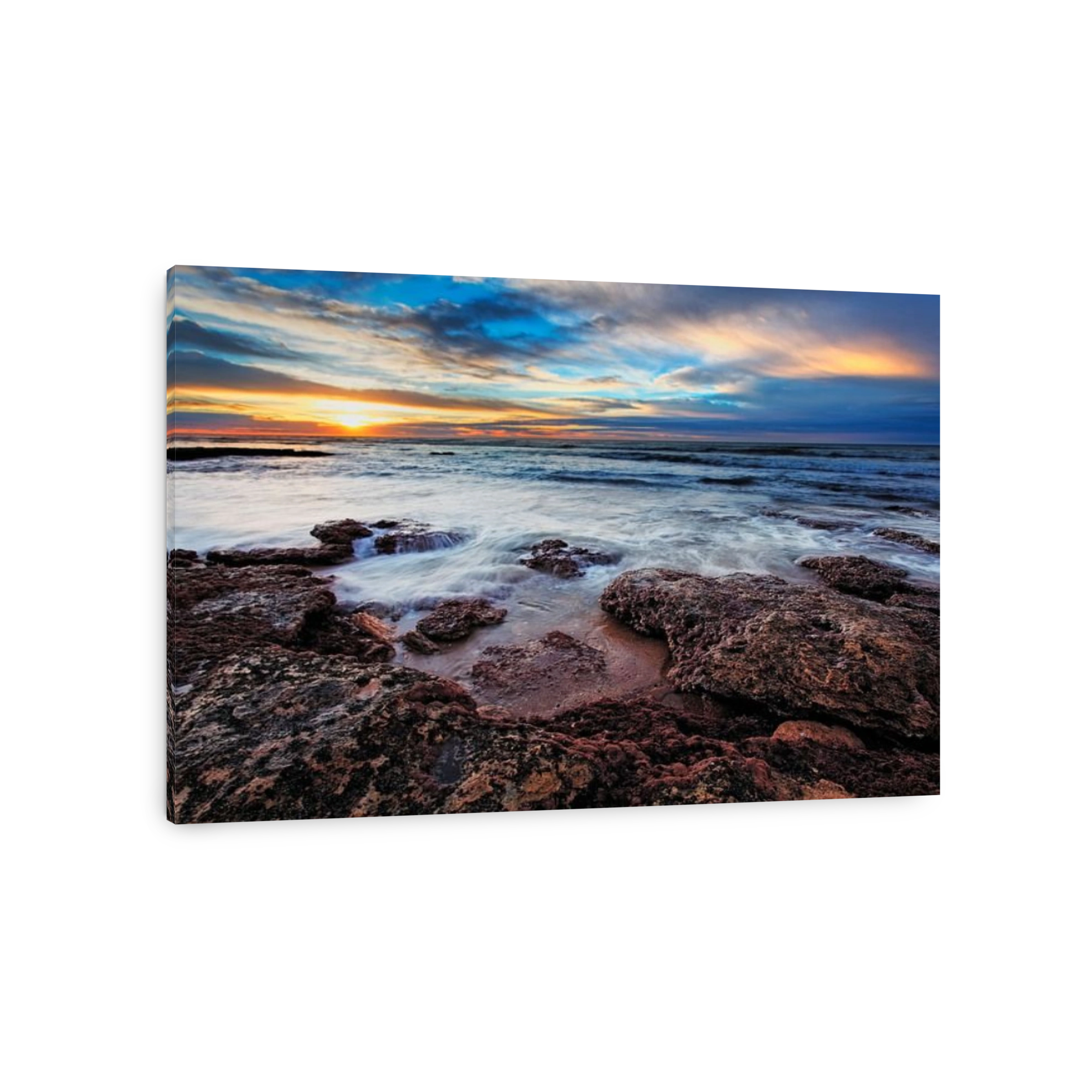 A seascape at sunrise from Miramar, Argentina.