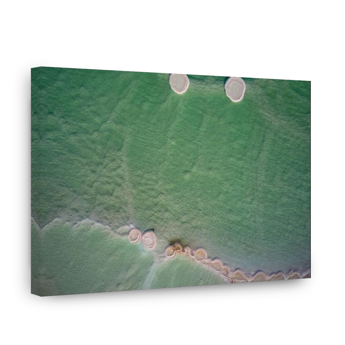 Unique patterns of the Dead sea, Israel. Aerial photography