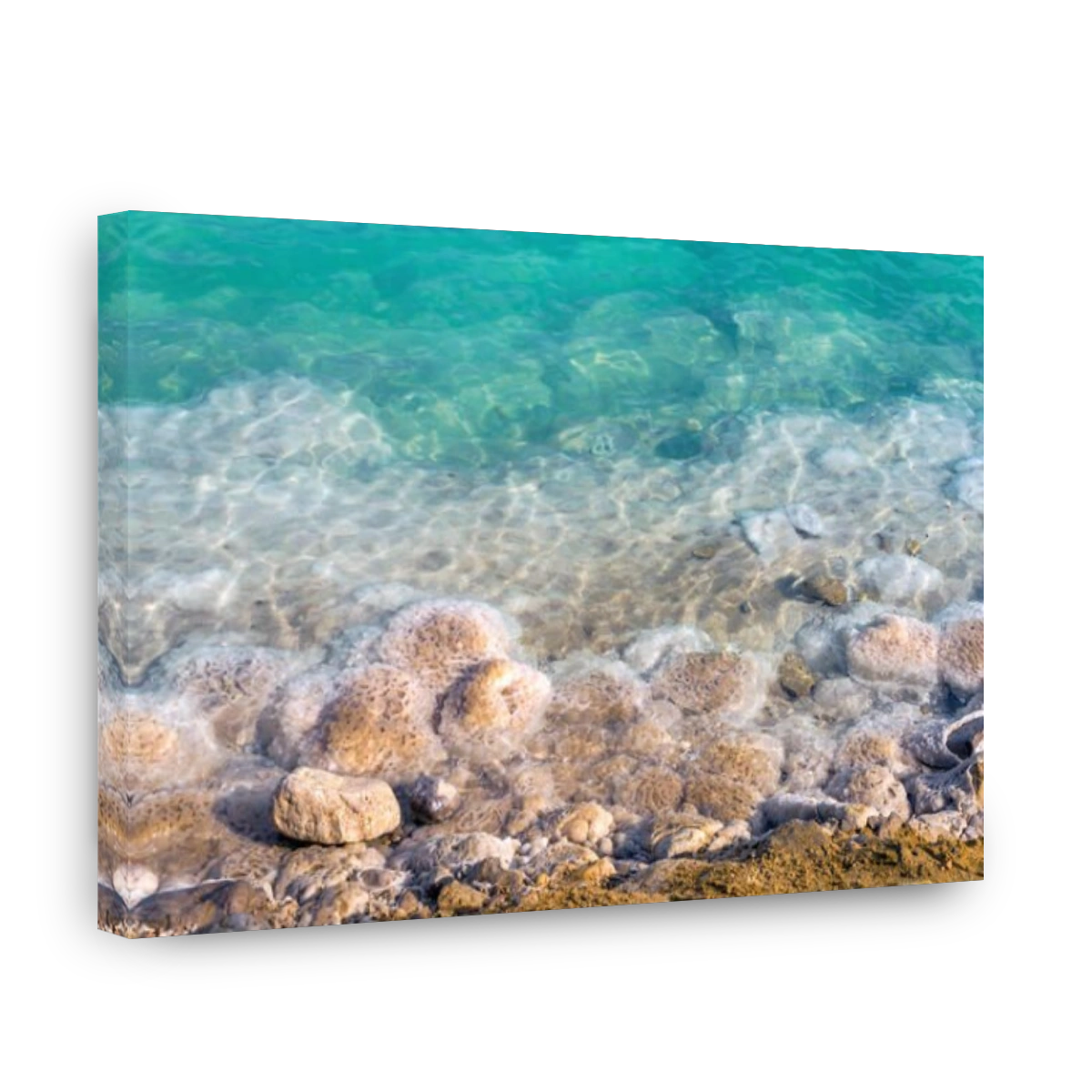 Green waters of the Dead sea, Israel