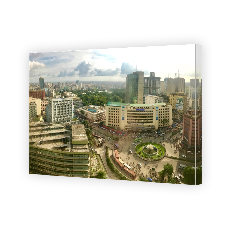 High Angle View Of Cityscape Against Sky
