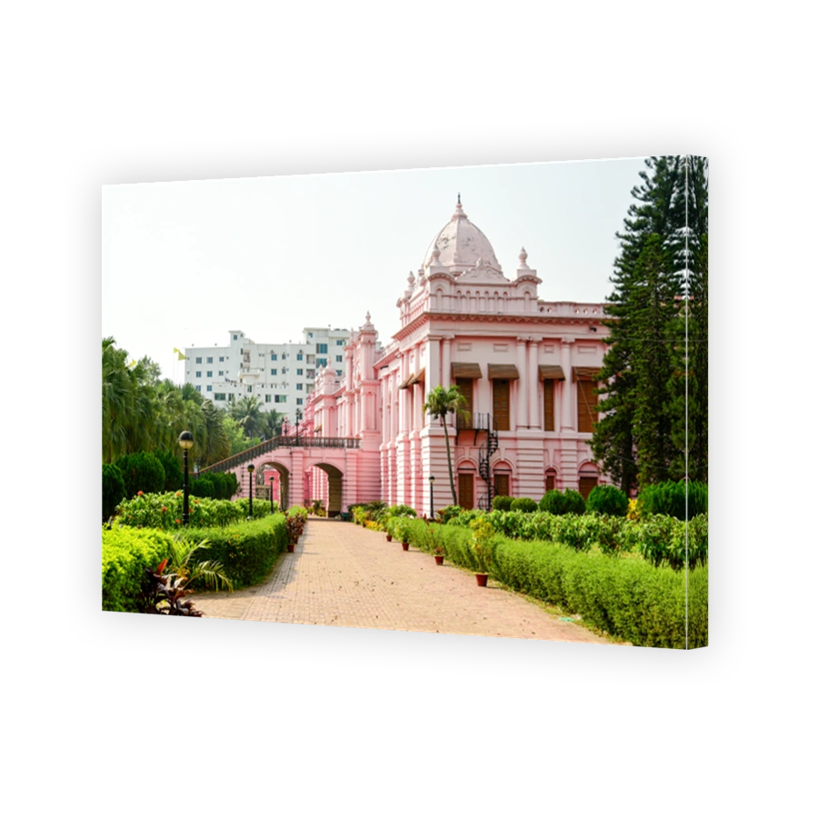 Beautiful scenery of Ashan Monzil in Dhaka, the capital of Bangladesh