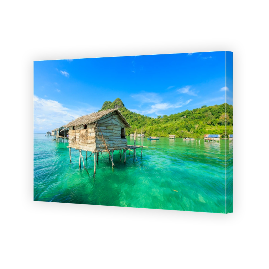 borneo sea gypsy water village