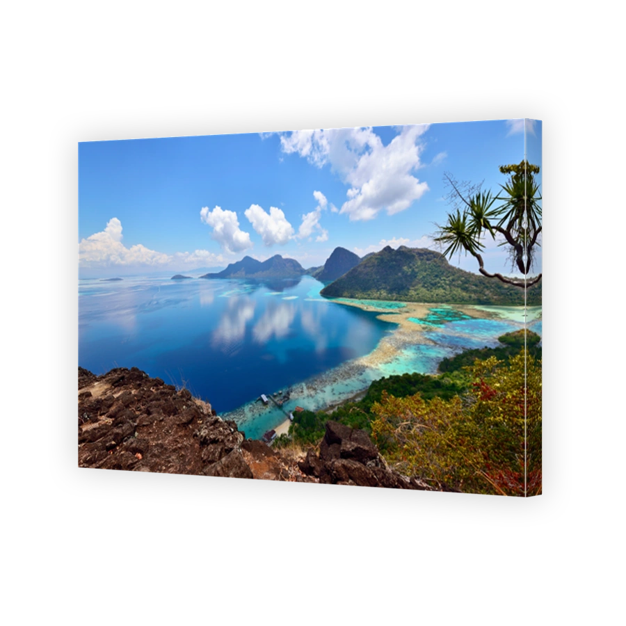 Bohey dulang Scenic view, Sabah Borneo Malaysia