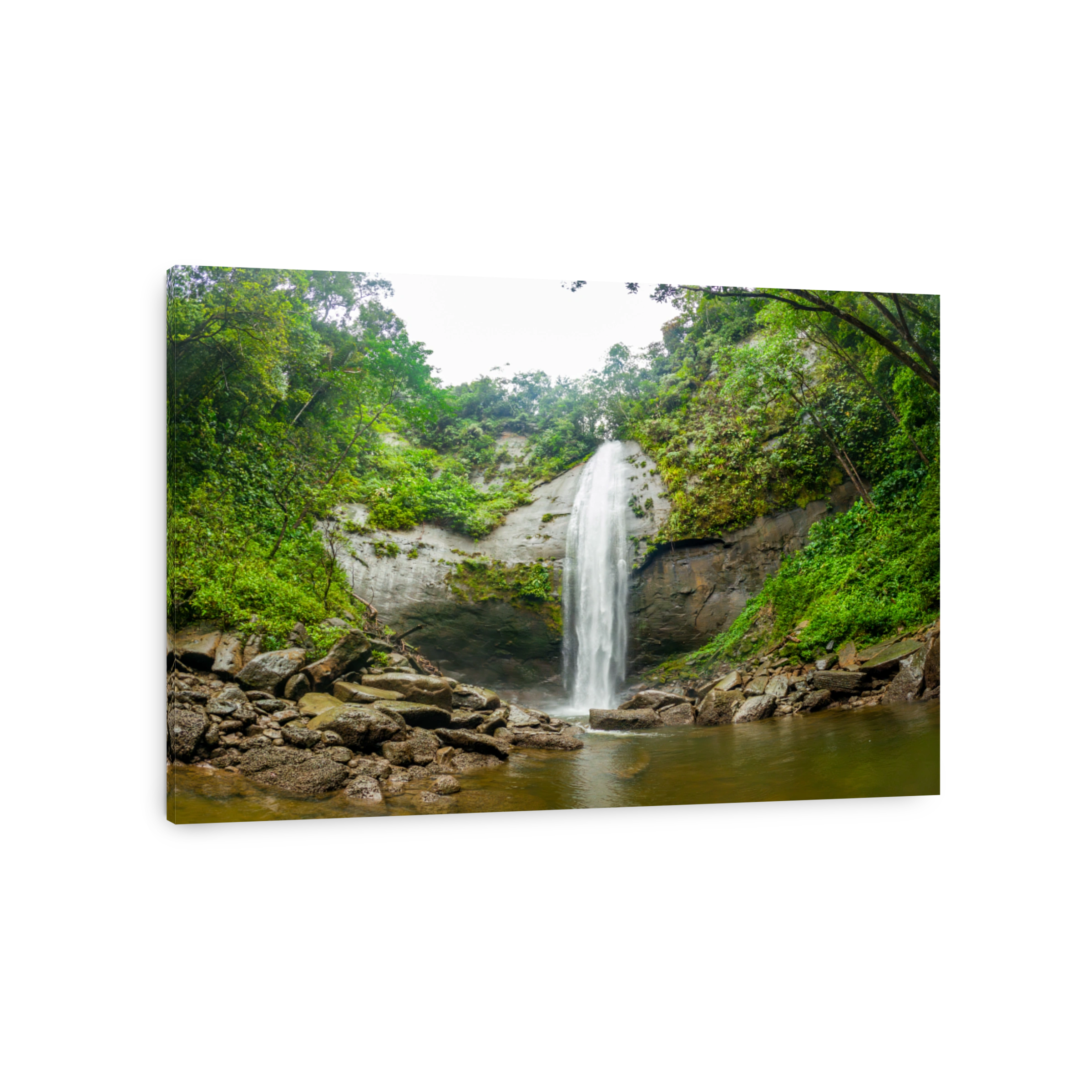Waterfall in Bahia Malaga, Colombia