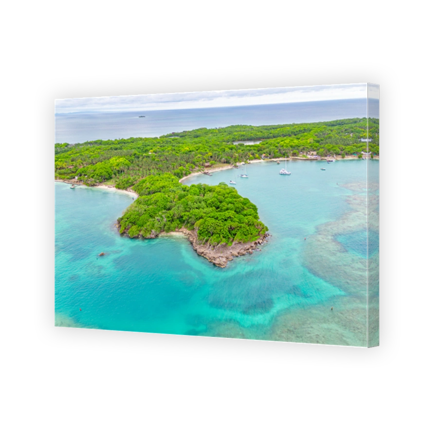 Aerial View of Rosario Island, Cartagena