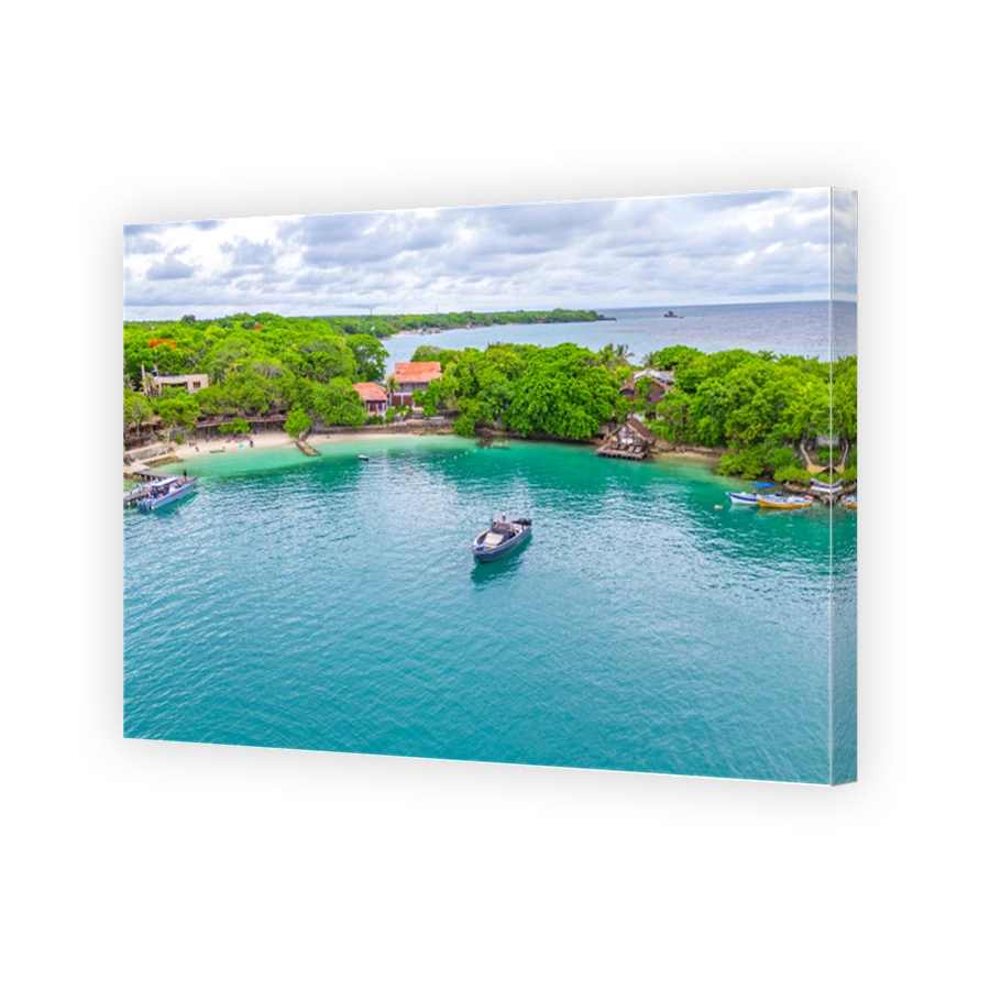 Scenic View of Rosario Island, Colombia