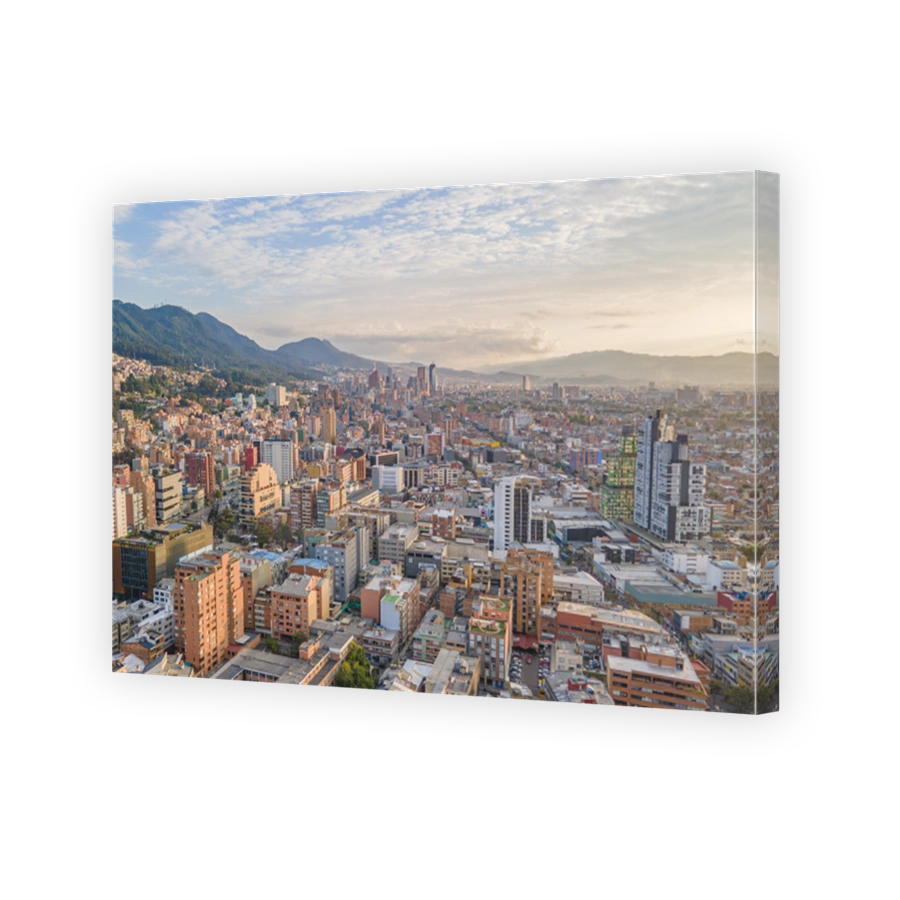 Aerial View of Bogotá Cityscape