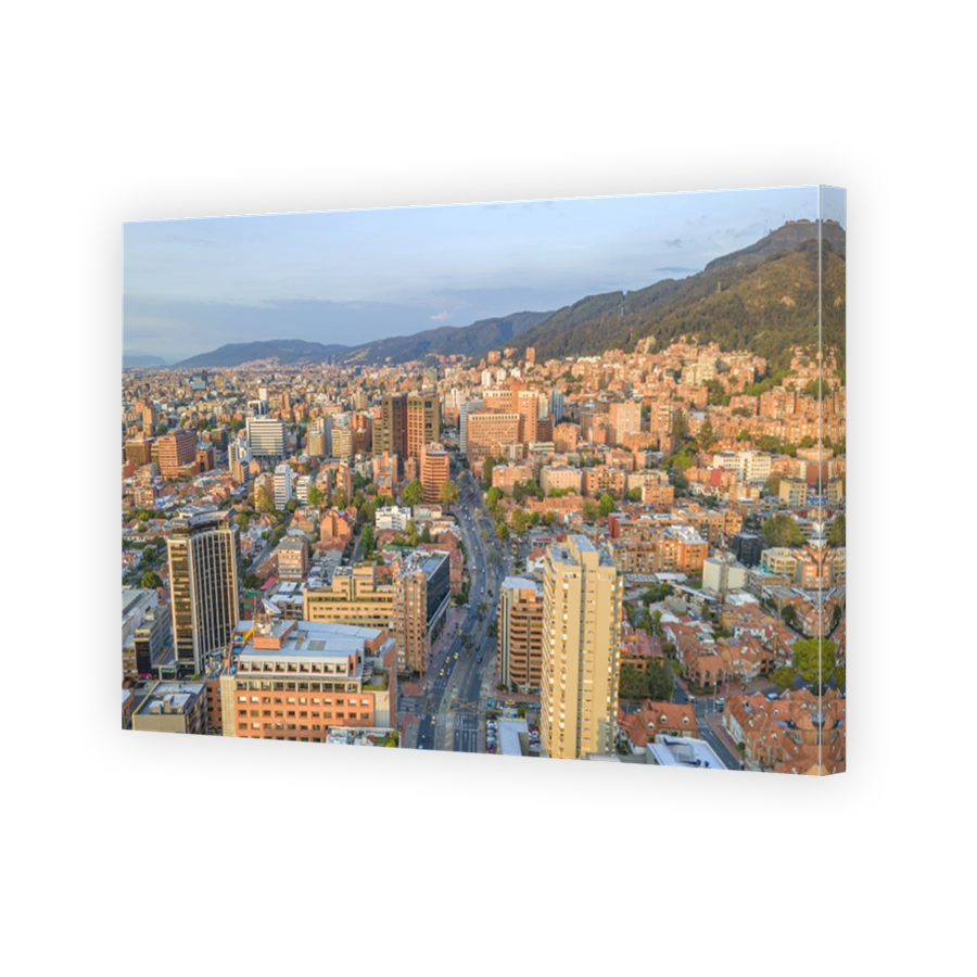 Aerial View of Bogotá, Colombia