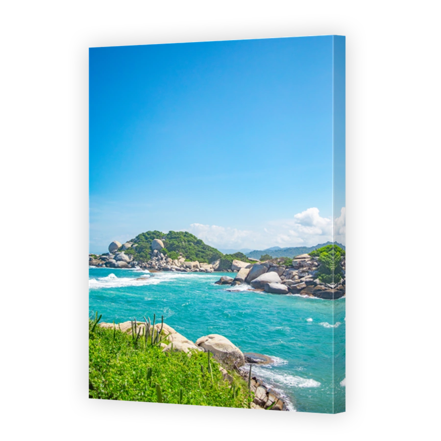 Scenic View of Cabo San Juan, Tayrona Park