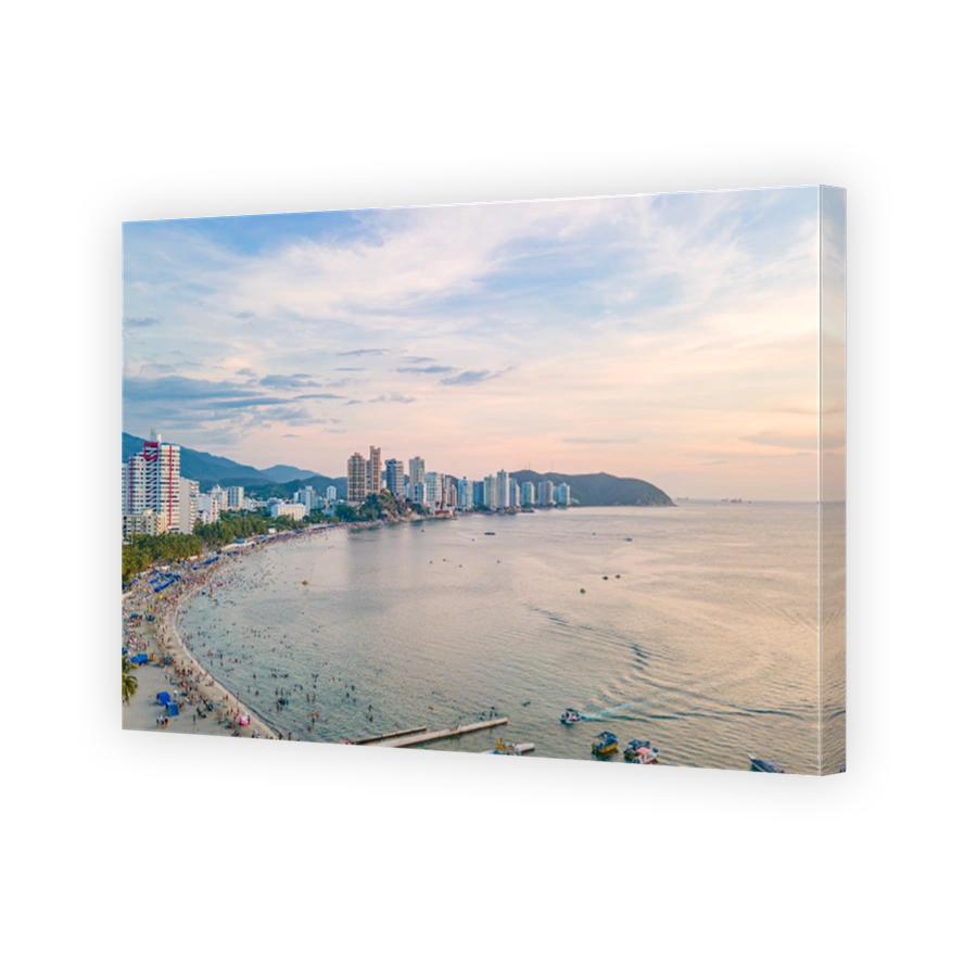 Coastal View of Santa Marta, Colombia