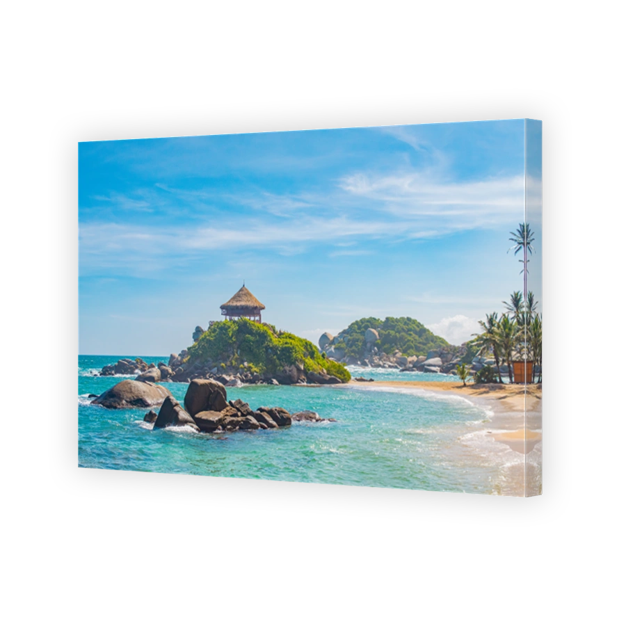Scenic View of Cabo San Juan in Tayrona Park