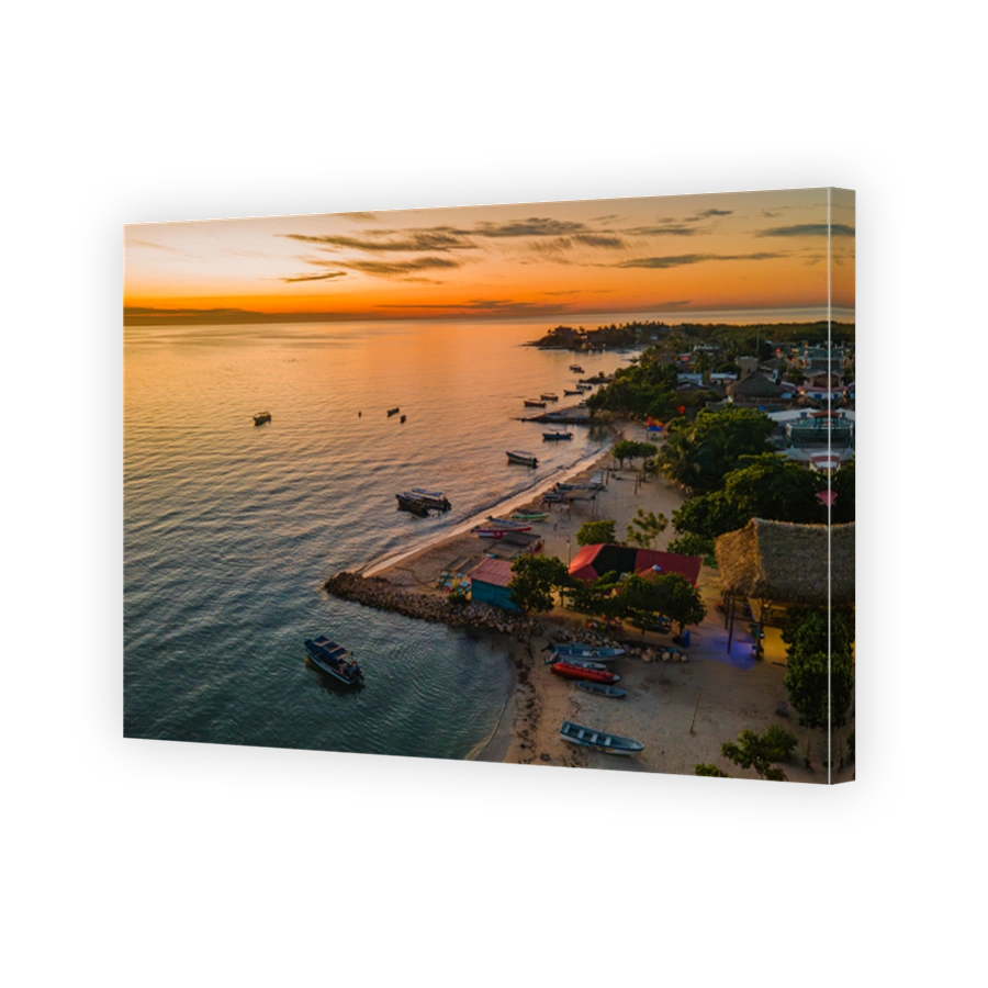 Sunset Over Rincón del Mar, Colombia