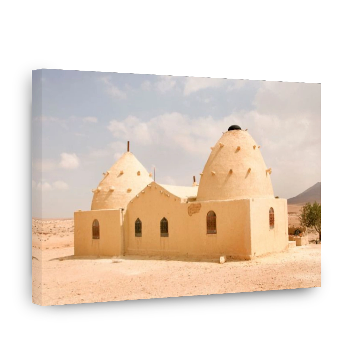 Bagdad cafe on desert road between Damascus Palmyra Syria and Bagdad Iraq