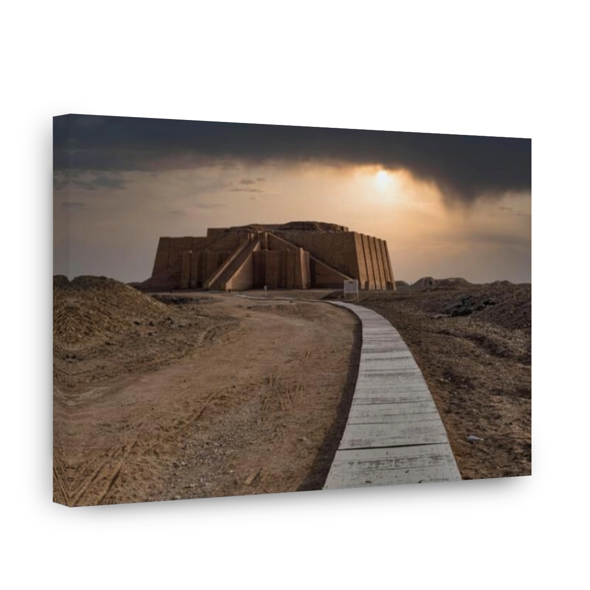 Ziggurat, ancient city of Ur, Ahwar of southern Iraq, Unesco site, Iraq