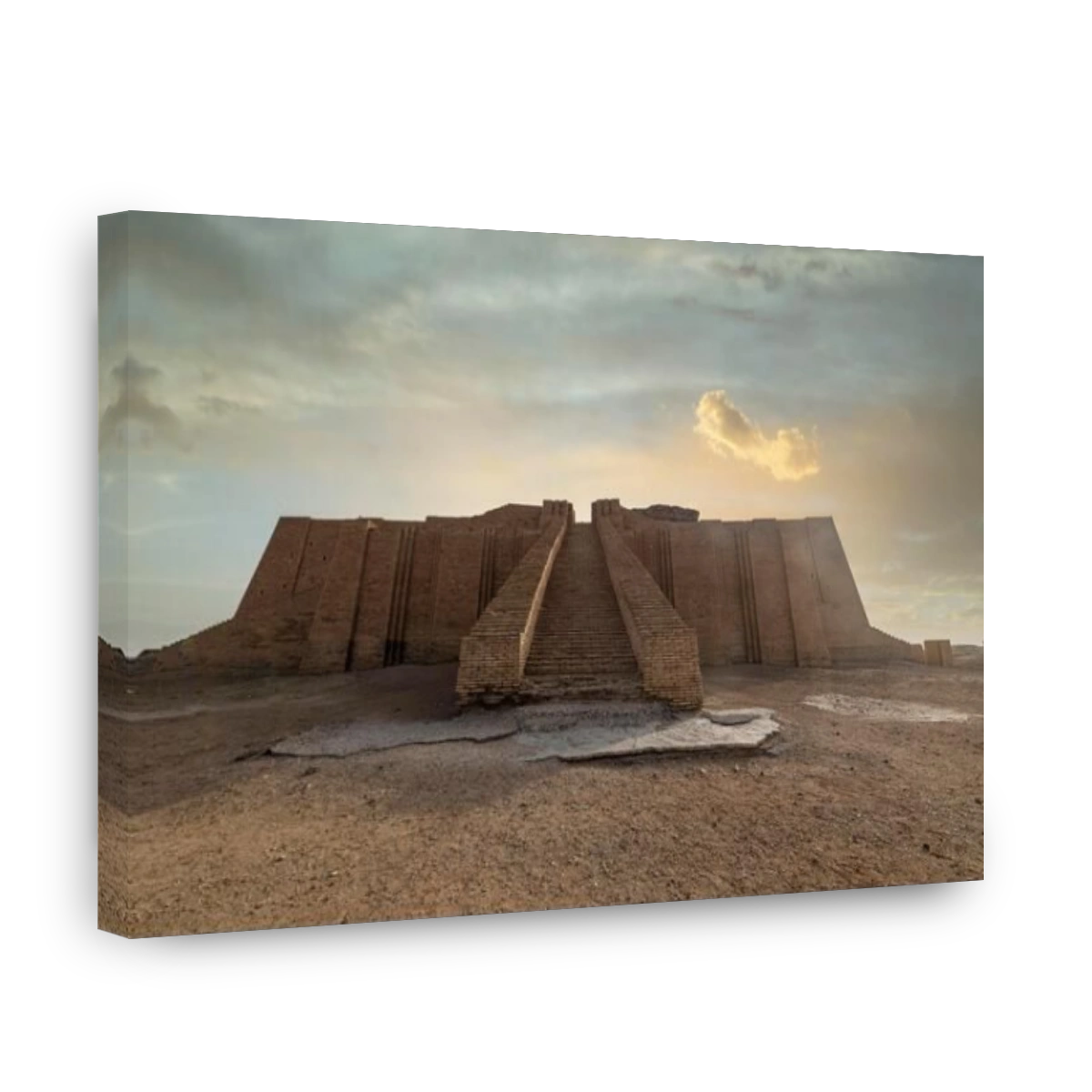 Ziggurat, ancient city of Ur, Ahwar of southern Iraq, Unesco site, Iraq