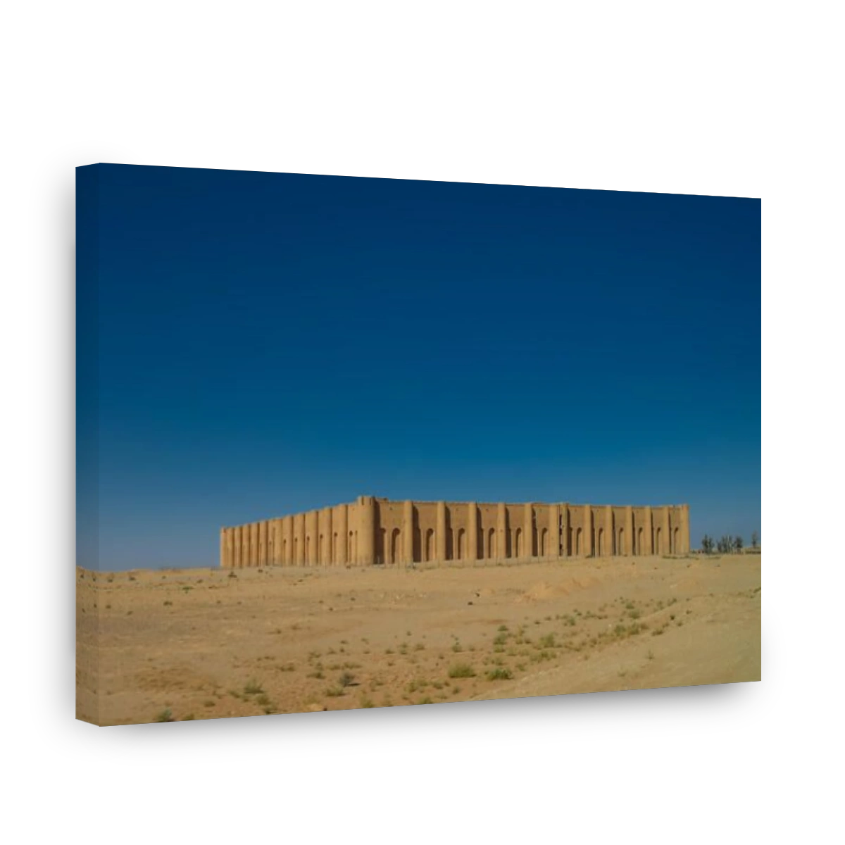 Exterior view to Al-Ukhaidir Fortress aka Abbasid palace of Ukhaider near Karbala, Iraq