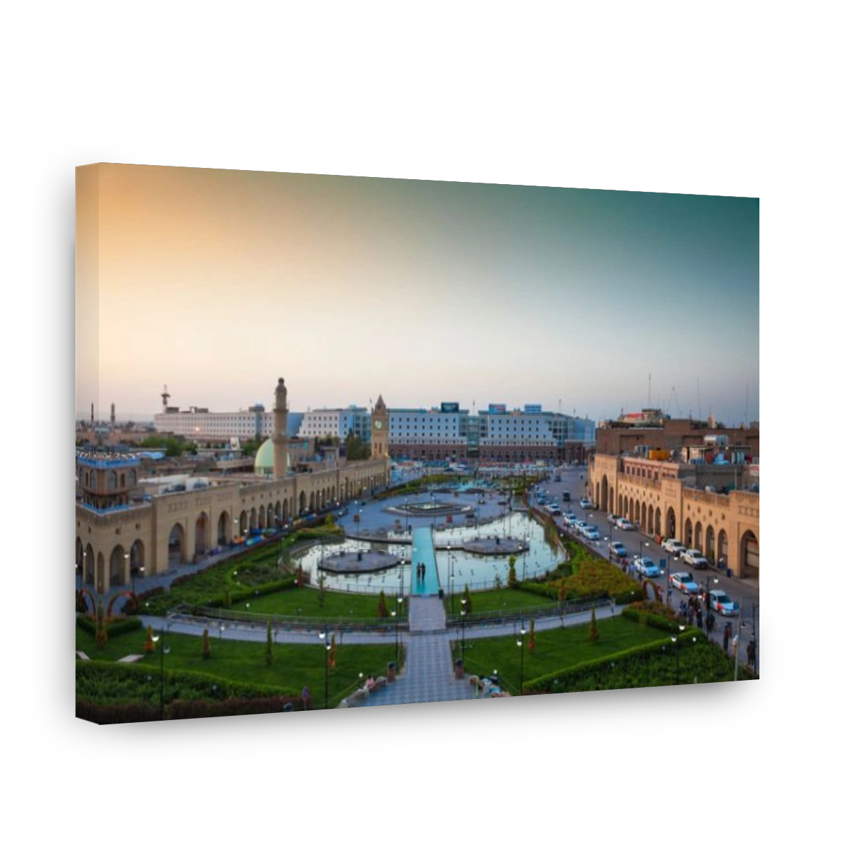 Shar Park and Qaysari Bazaars, Erbil, Kurdistan, Iraq, Middle East